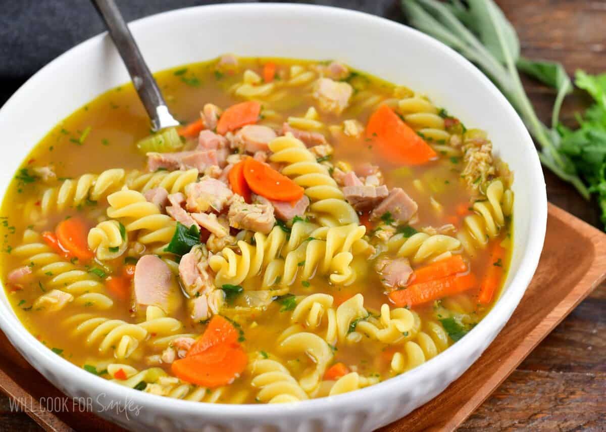 Transform Leftover Turkey into a Fresh, Fast Noodle Soup